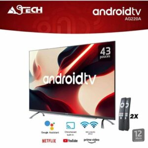 TELEVISEUR ASTECH 43GT3022A SMART GOOGLE TV 43″
