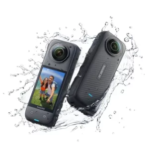 Insta360 X4 – Caméra d&rsquo;action 360° 8K étanche, vidéo grand angle 4K, effet de perche à selfie invisible, protège-objectifs amovibles, 135 min d&rsquo;autonomie, édition IA, stabilisation, pour sport, voyage