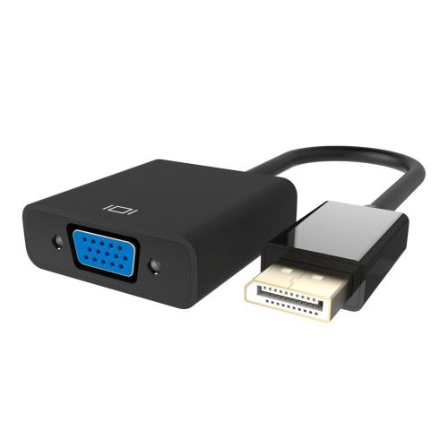Adaptateur DisplayPort vers VGA 1080P plaqué Or (mâle vers Femelle)