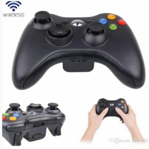 Manette sans fil pour Xbox 360 et Ordinateur – noire