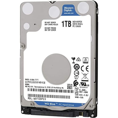 Disque dur interne HDD 1To WD 2,5″ 7200tr/mn