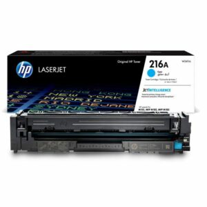 HP 216A W2412A Cartouche Toner cyan Authentique pour HP LaserJet Pro M182n / M183fw, Taille Unique