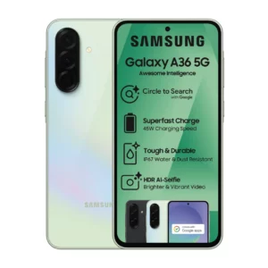 Samsung Galaxy A36 5G – 128Go de stockage 6 Go de RAM – Ecran Super AMOLED 6,7 pouces – Double SIM