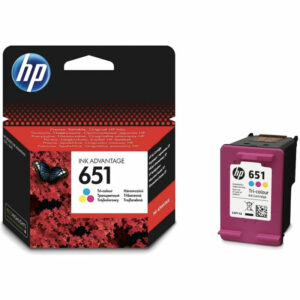 HP 651 trois couleurs cartouche d’encre authentique – C2P11AE