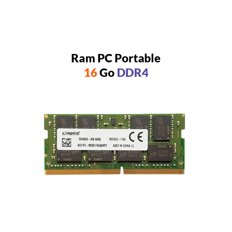 16GO DDR4 RAM 3200Mhz SODIMM Mémoire pour Ordinateur Portable/Notebook