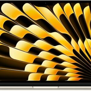 Apple Portable MacBook Air 13 Pouces avec Puce M3 : écran Liquid Retina 13,6 Pouces, 16 Go de mémoire unifiée, 256 Go de Stockage SSD, Clavier rétroéclairé, caméra FaceTime HD 1080p. Lumière stellaire