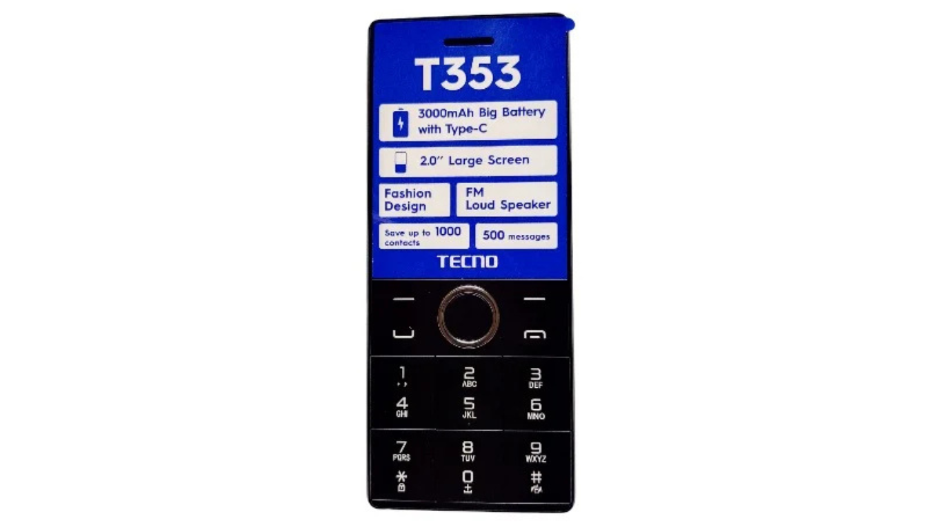 TECNO | T353 2,4″pouces – 4Mo /4Mo RAM – 3000 mAh – Double Sim