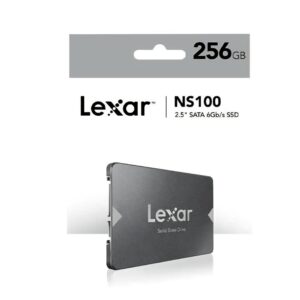 Lexar NS100 2,5&Prime; SATA III 6Gb/s SSD 256Go Interne, disque dur SSD Jusqu&rsquo;à 550 Mo/s en Lecture, pour ordinateur portable, ordinateur de bureau/PC (LNS100-512AMZN)