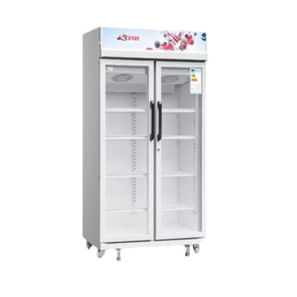 REFRIGERATEUR ASTECH VITRINE FV740DD-GR 2PORTES