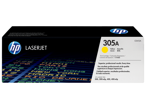 CARTOUCHE IMPRIMANTE HP LASER JET 305A jaune CE411A