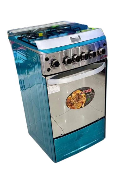 CUISINIERE ASTECH XA50GS 50/50 4FEUX INOX FULL OPTION