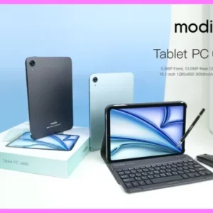 Tablette Pc, Modio M40 10.1 pouce 8GB RAM+512GB ROM Clavier et souris avec pochette dual sim