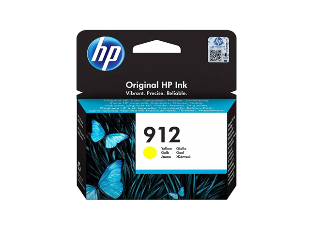 cartouche hp 912 jaune pour hp officejet-8010-8020