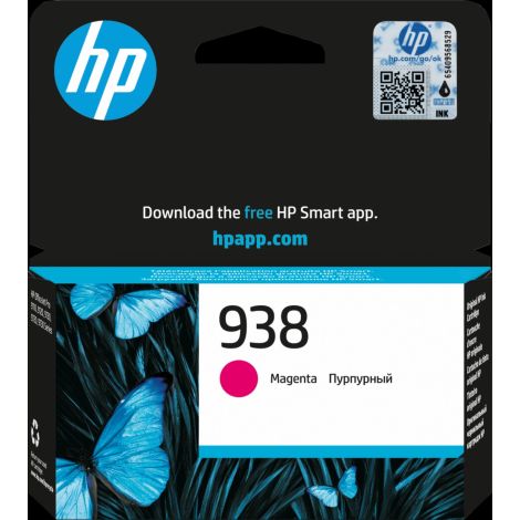 Cartouche d’encre HP 938 Magenta rendement 800 pages