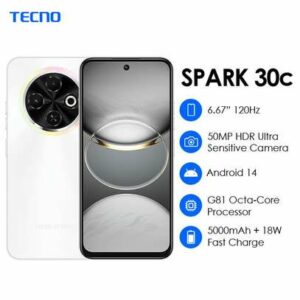 TECNO | Spark 30 5G– Mémoire 128GB – Ram 8GB -Ecran 6.7 pouces