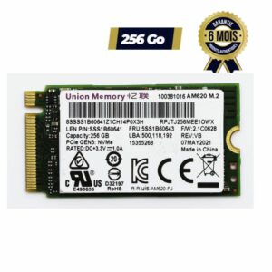 Disque dur SSD Interne Union Memory 256 Go – NVMe M2 – 42mm 2242