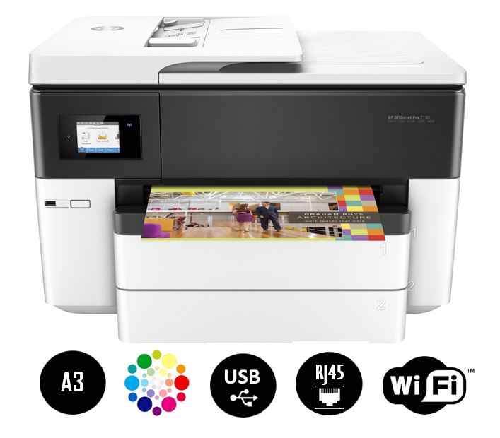 IMPRIMANTE HP Officejet 7740 A3 Multifonction jet d’encre Couleur