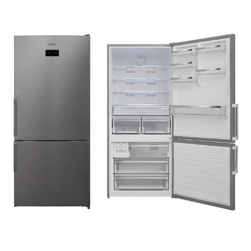 REFRIGERATEUR ASTECH FC675CM COMBINE 3T GM NO FROST INOX