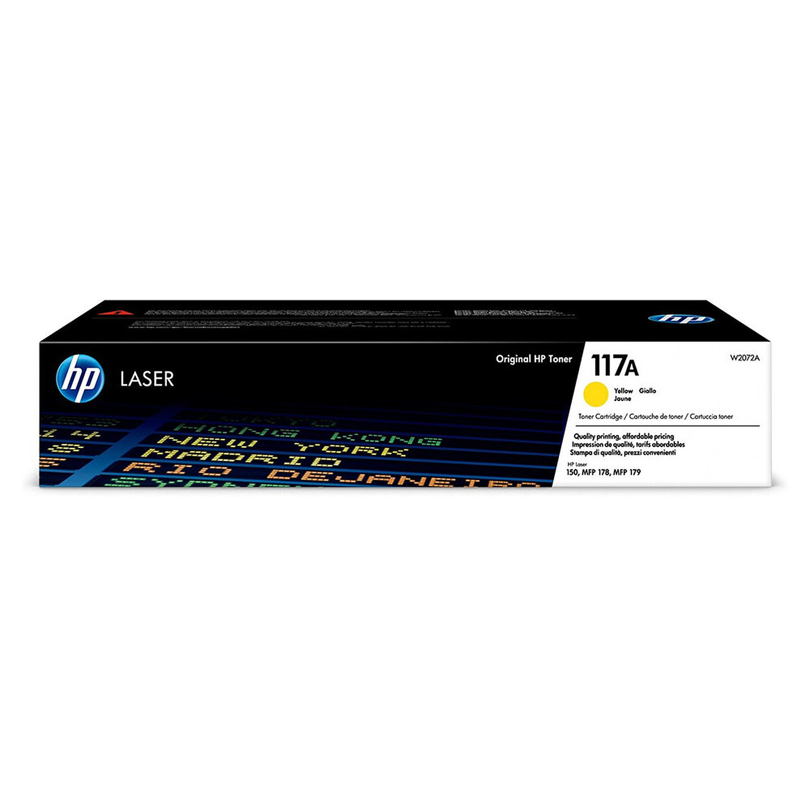 HP 117A Cartouche de toner jaune authentique