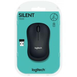 Logitech M220 Silent Souris Sans Fil, 2.4 GHz avec Récepteur USB